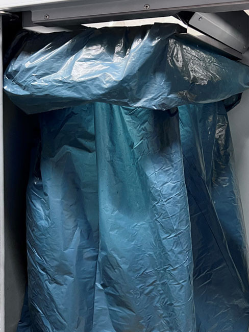 Sackhalter als Alternative zum Innenbehälter
