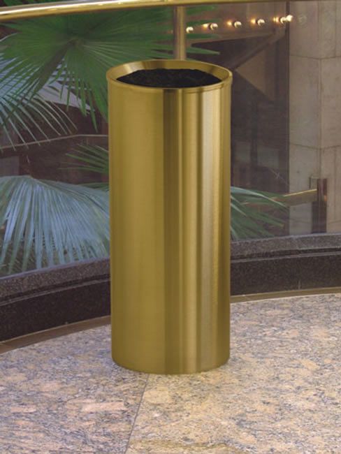 SNH-115 Smoker Stand in stainless steel, 255x600mm, brass antique and clear coated